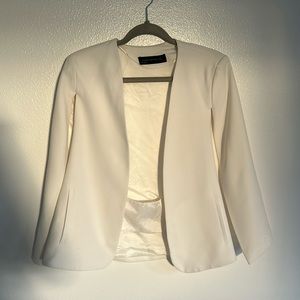 Zara cape slit blazer